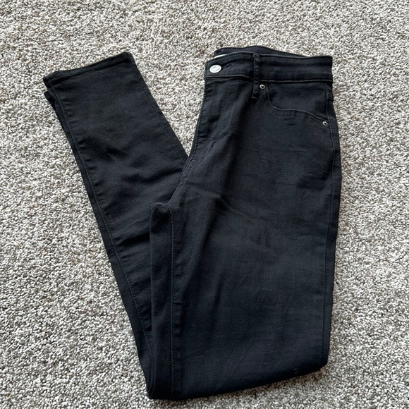 Levi’s 721 High Rise Skinny Black Jeans - Picture 1 of 6